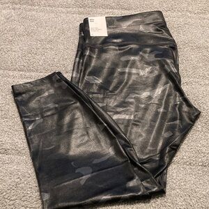 Nike Black and Gray Camouflage Leggings